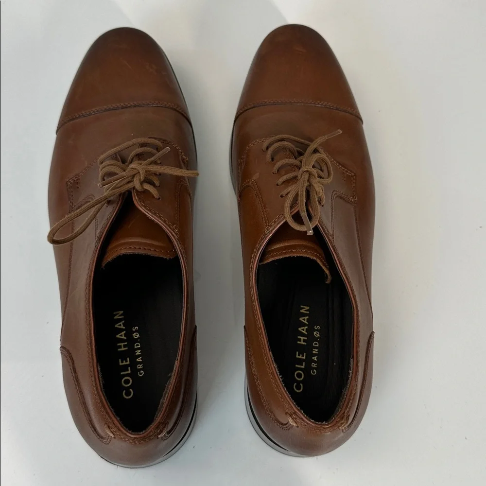 Cole‎ Haan Brown Jay Grand Cap Oxfords Size 10